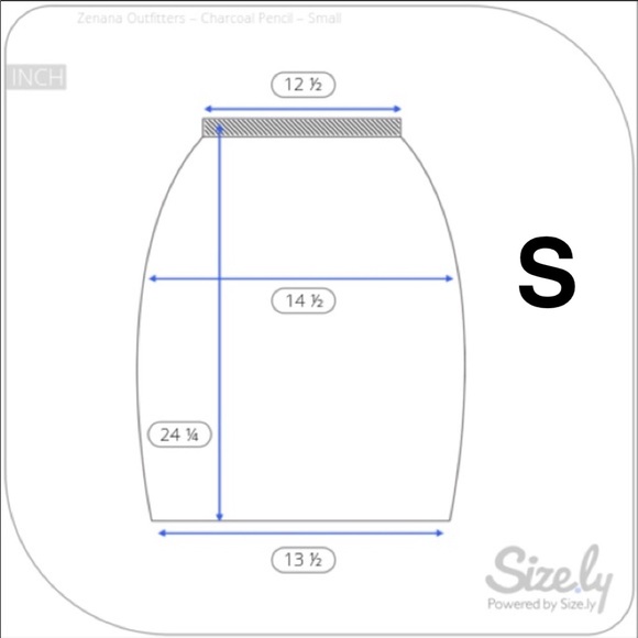 🙌 Ash Grey Cotton Stretchy Knee Skirt - Picture 5 of 8